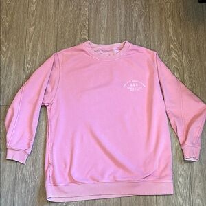 Aerie Pink oversized fit crewneck sweatshirt